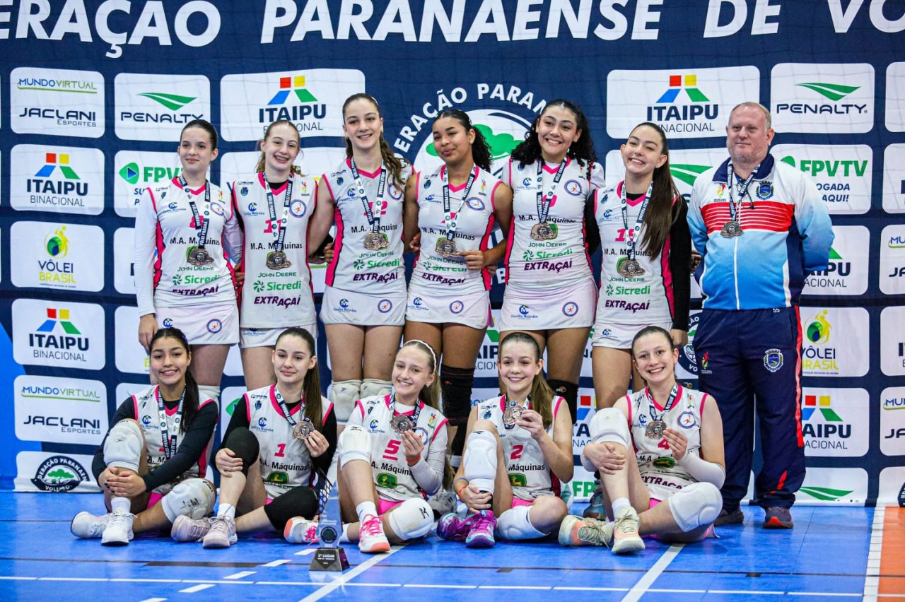 Equipe de Palotina ficaram em terceiro no paranaense Sub 14