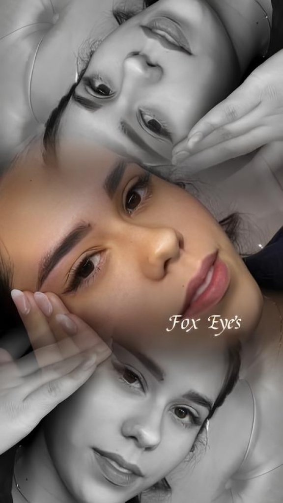 Combo designer personalizado + cílios fox eyes