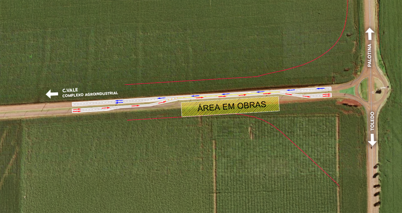 Mapa indica como será o desvio no trânsito a partir do dia 19 de julho
Mapa indica como será o desvio no trânsito a partir do dia 19 de julho
